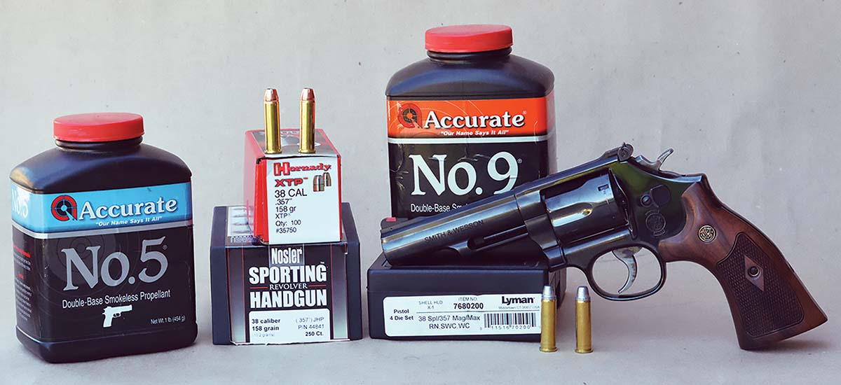 Brian developed handloads for the Smith & Wesson Model 19-10 that gave respectable accuracy.